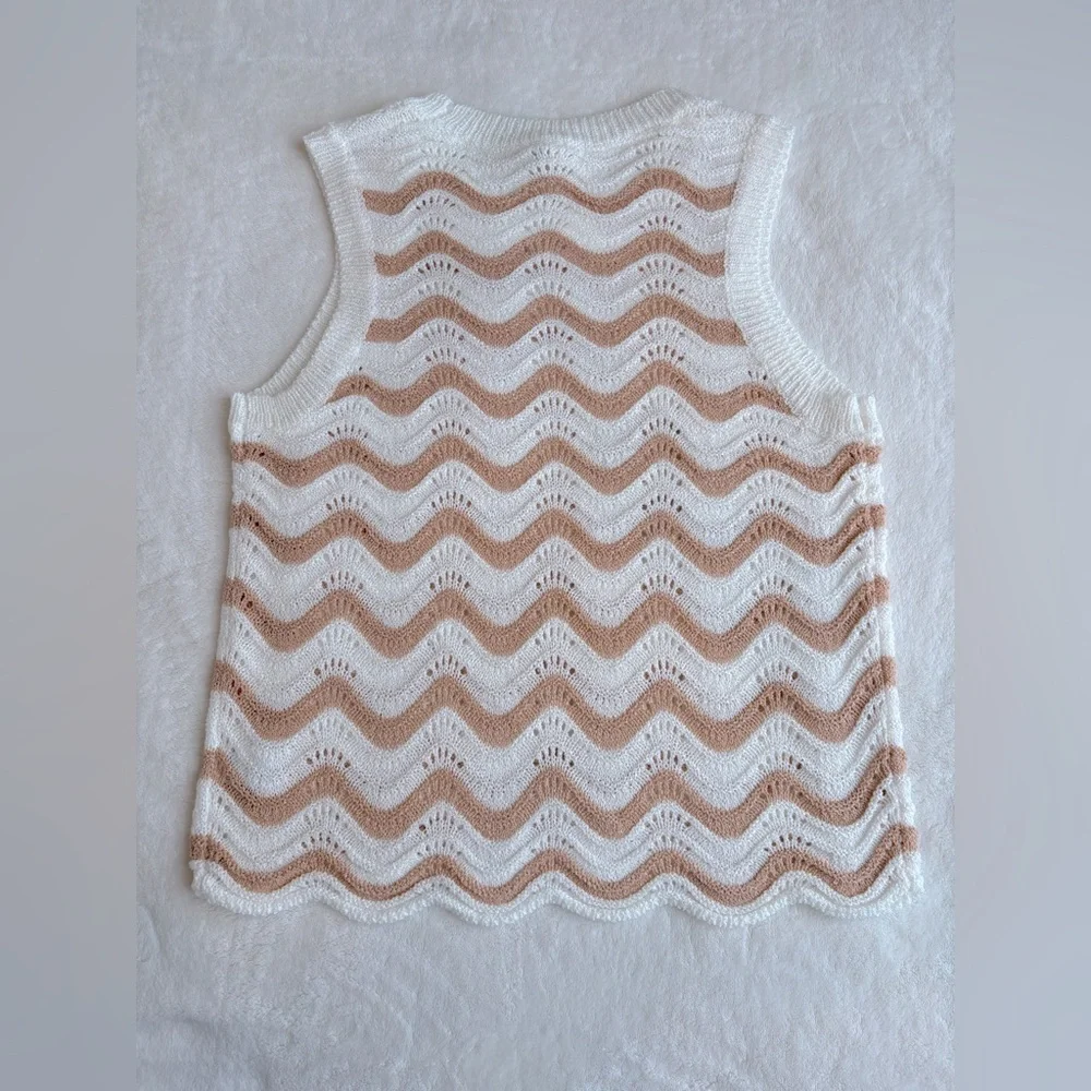 NWT - Be Cool Crochet Sleeveless Top - Size Medium - Picture 6 of 11